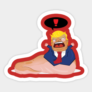Trumpa the Hutt Sticker